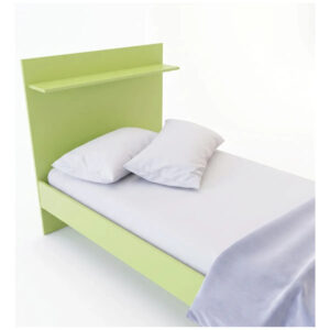 COD.395 - CAMA 1 PLAZA VERDE CON REPIZA Y JUGUETERO