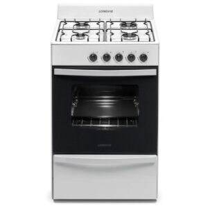 COCINA 12231B  56 CM.-BLANCA HORNO VISOR MULTIGAS LONGVIE